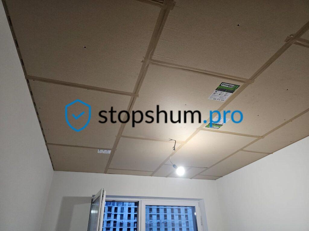 Звукоизоляция потолка квартиры в ЖК Level Лесной